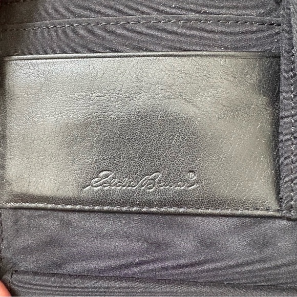 Vintage Eddie Bauer Leather Mini Crossbody Wallet Purse - Picture 4 of 8